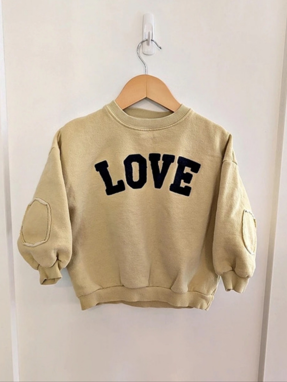 2/$40 🧡 Zara Kids Yellow LOVE Crewneck Sweatshirt